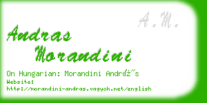 andras morandini business card